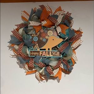 Hello Fall Y’all Wreath